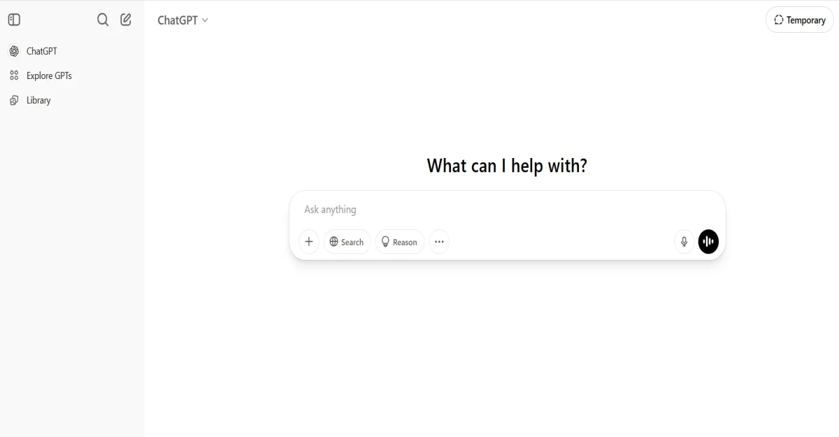 chatgpt first page